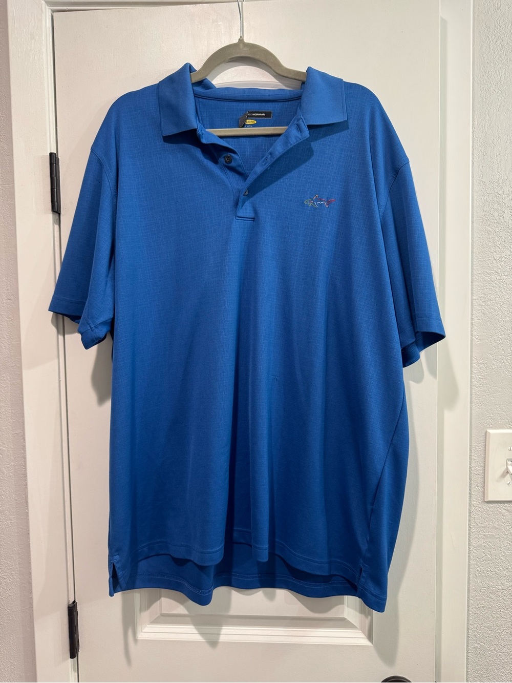 Greg Norman‎ Collection Royal Blue Polo Shirt - Short Sleeve Performance